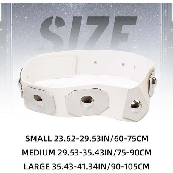 Women Costume Belt Faux Leather Large Halloween Cosplay Accessories main image 6